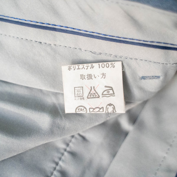 around 1990s Japan vintage pastel blue poly 100 slacks