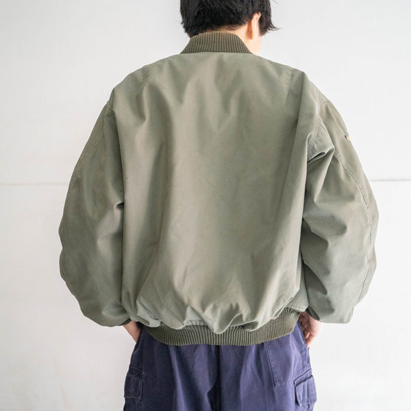 1980-90s Italian military L-2B flight jacket -with patch & liner-