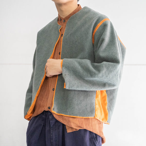 1980-90s Italian military L-2B flight jacket -with patch & liner-