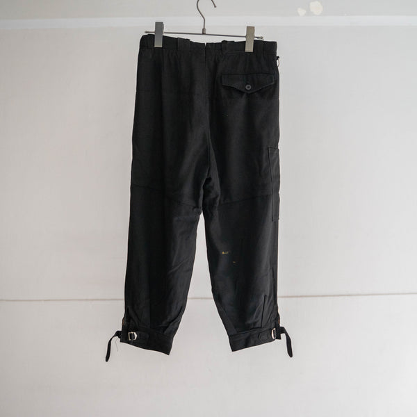 1970s Japan vintage black jodhpurs pants