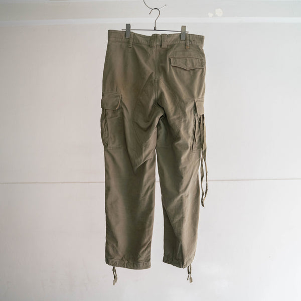 1960-90s German military cargo pants with flap pocket -1