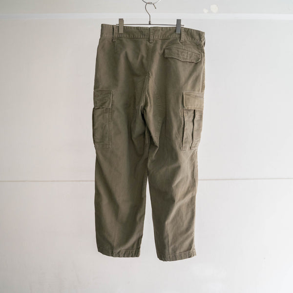 1960-90s German military cargo pants with flap pocket -2