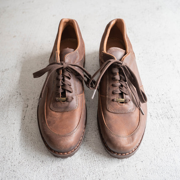 2000s Italy "CRISPI" leather sneaker 'dead stock' -brown-