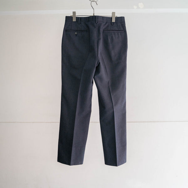 1990-00s Japan vintage navy based stripe slacks