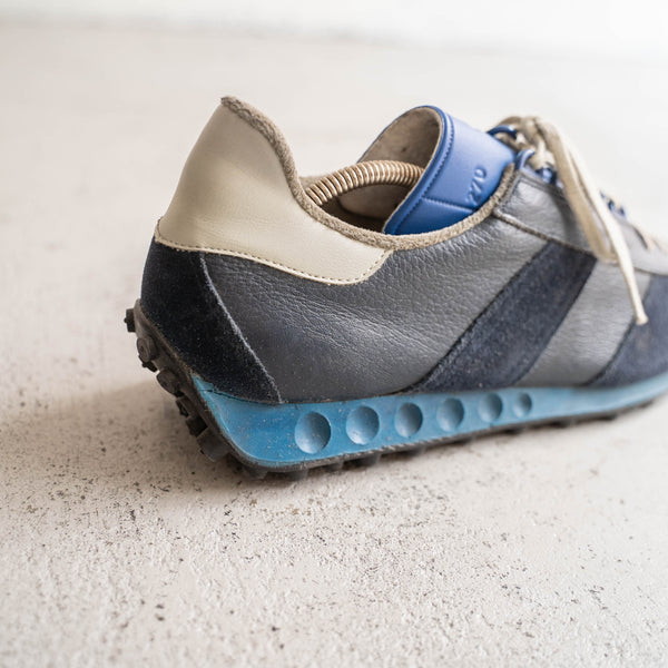 around 1970s German military german trainer -black × blue-