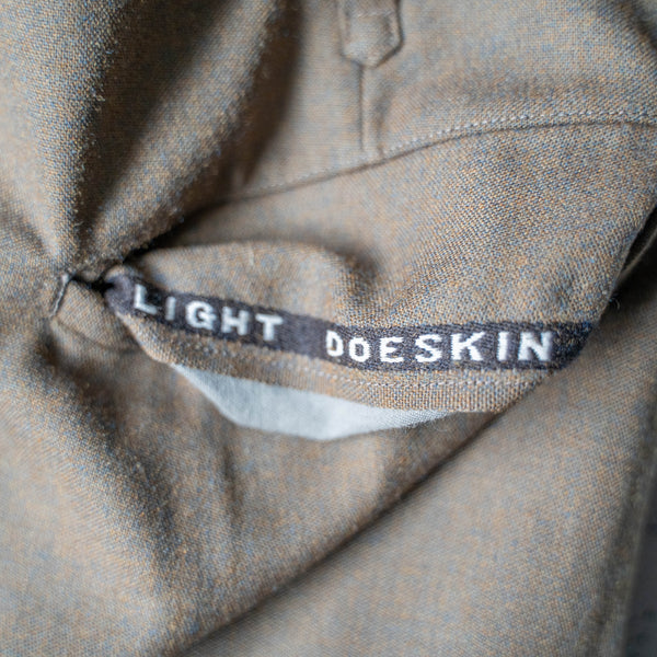1970s Japan vintage brown based slacks with coin pocket