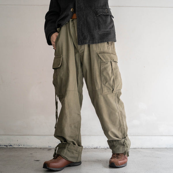 1960-90s German military cargo pants with flap pocket -1