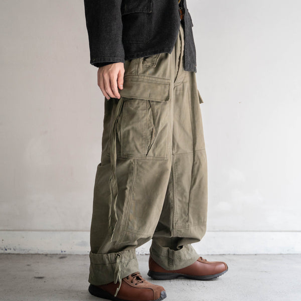 1960-90s German military cargo pants with flap pocket -1