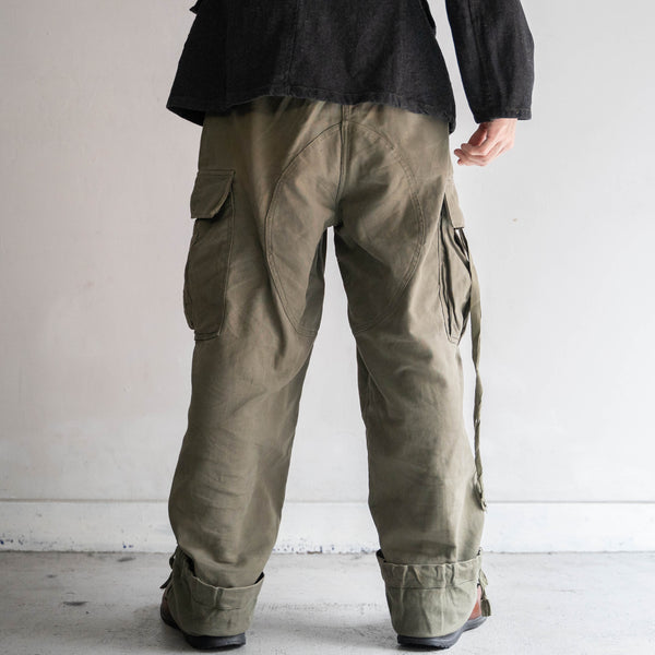 1960-90s German military cargo pants with flap pocket -1