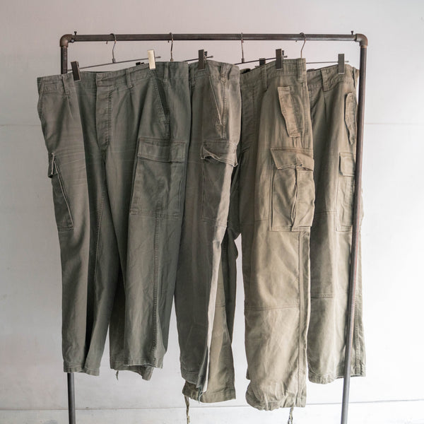 1960-90s German military cargo pants with flap pocket -2