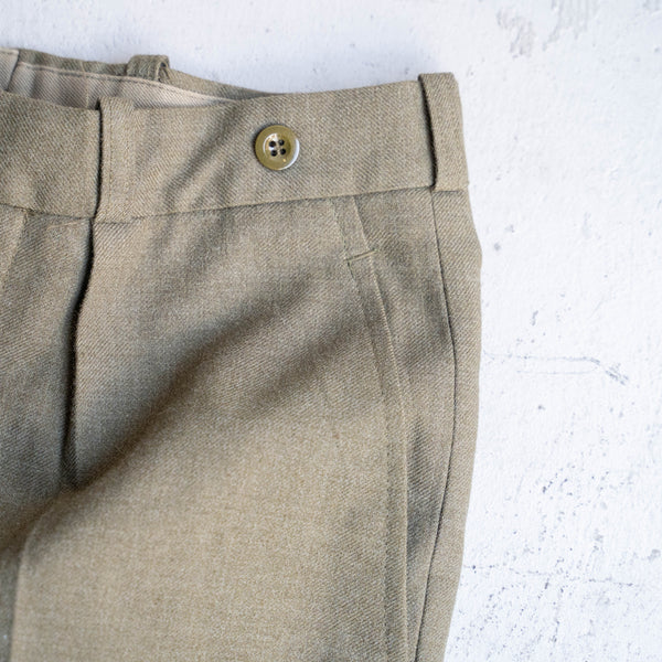 1970s Belgium military wool dress pants 'dead stock'