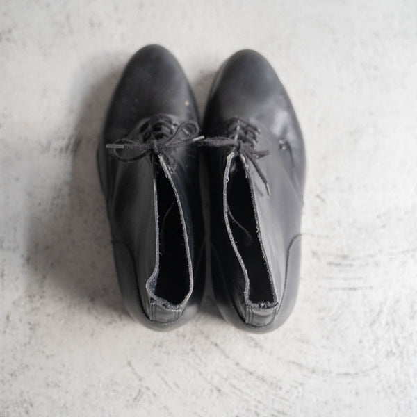 1960-70s Italian military black leather boots