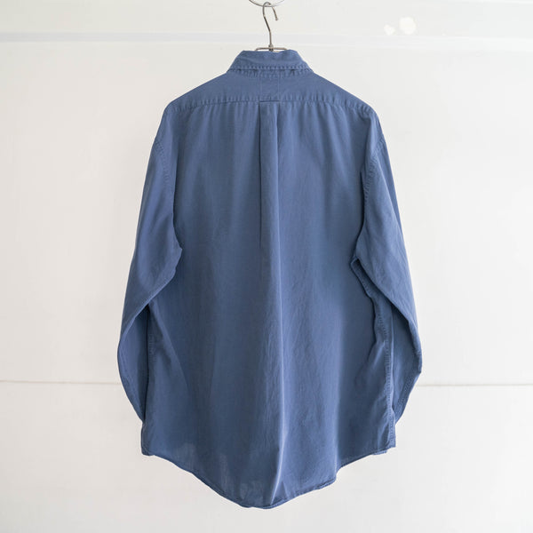 2000s 'Brooks Brothers' faded navy cotton 100 BD shirt