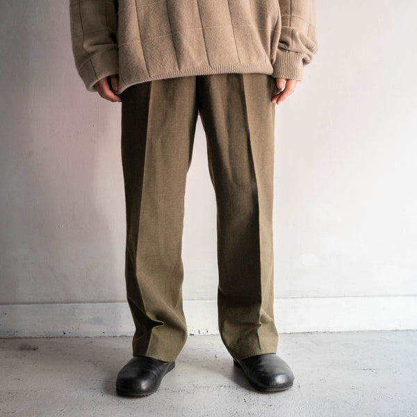 1970s Belgium military wool dress pants 'dead stock'