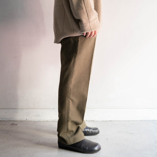 1970s Belgium military wool dress pants 'dead stock'