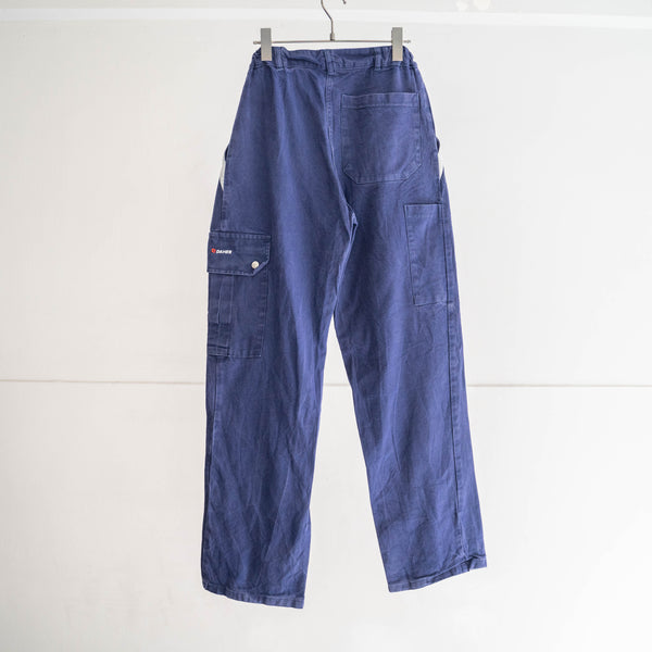around 1980s Europe navy one-cargo work pants