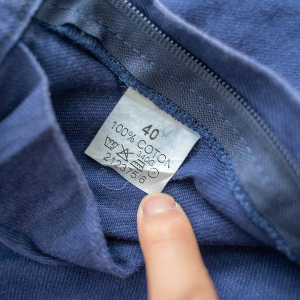 around 1980s Europe navy one-cargo work pants