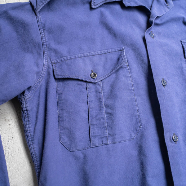 1950-70s French military field shirt 'used & dead stock'