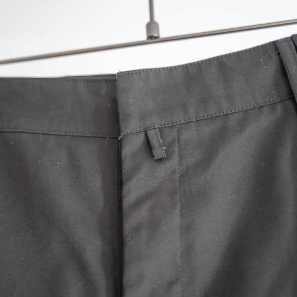 2000s Romanian military black color chino slacks