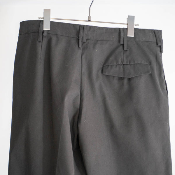 2000s Romanian military black color chino slacks