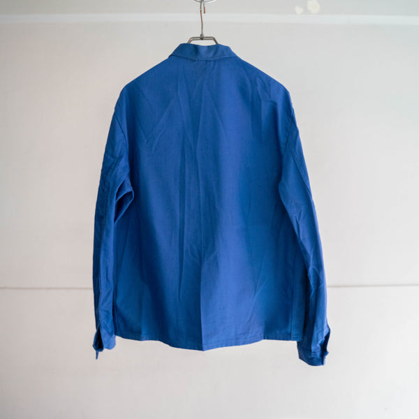 around 1980s Germany blue work short jacket with patch ‘dead stock’ -1