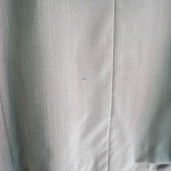 2000s Japan vintage light gray summer wool set up