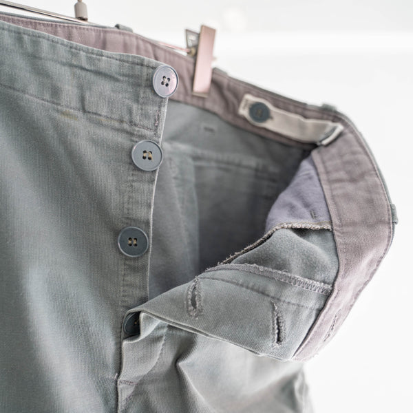 1980-90s German military gray based cargo pants
