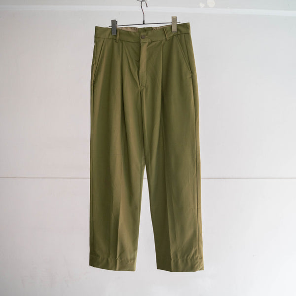 around 1970s Europe military olive chino pants 'dead stock'