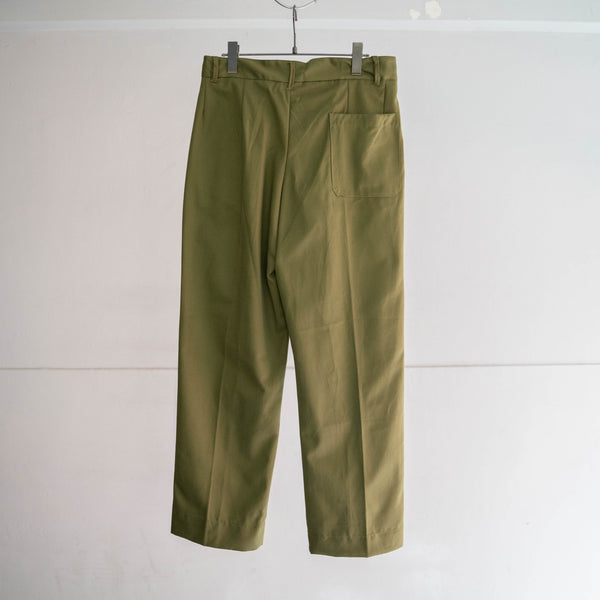 around 1970s Europe military olive chino pants 'dead stock'