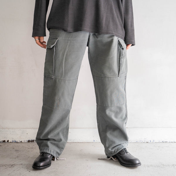 1980-90s German military gray based cargo pants