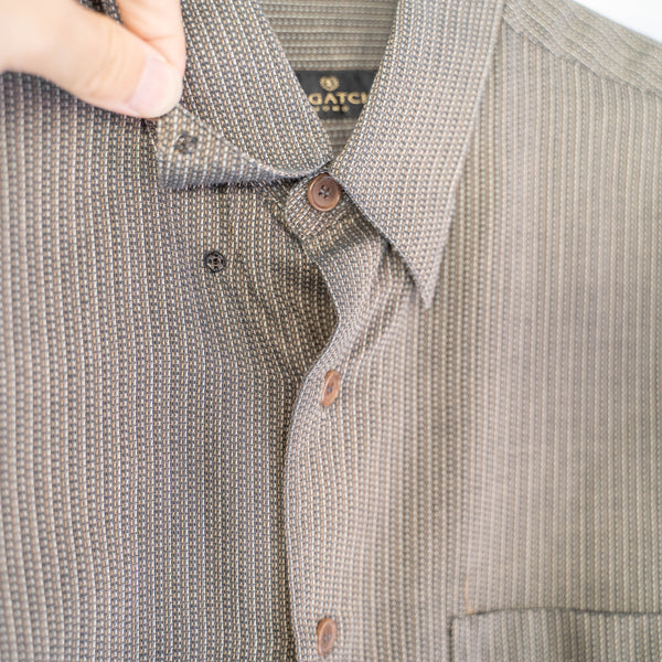 around 1990s Italy dark tone all-over pattern shirt