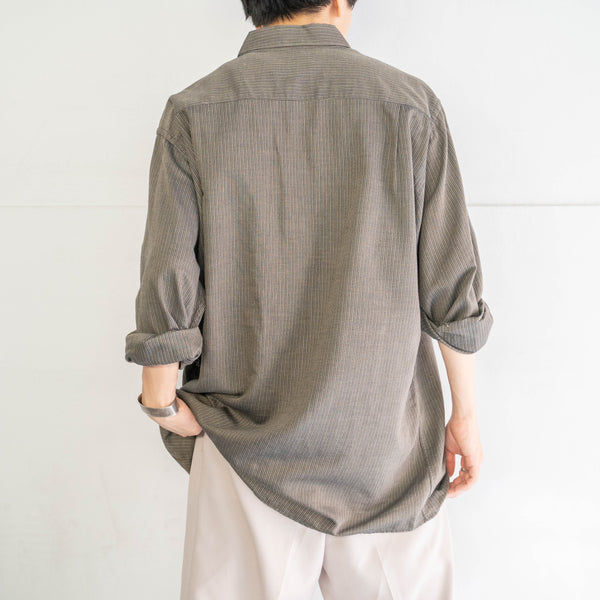 around 1990s Italy dark tone all-over pattern shirt