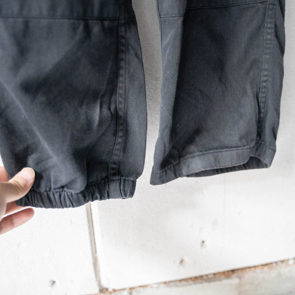 1980-90s French military F2 cargo pants 'black dyed'