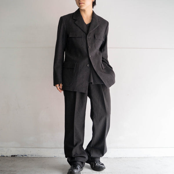 2000s Italian military gray wool set up ‘dead stock’