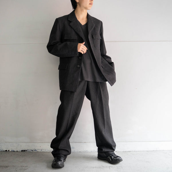 2000s Italian military gray wool set up ‘dead stock’