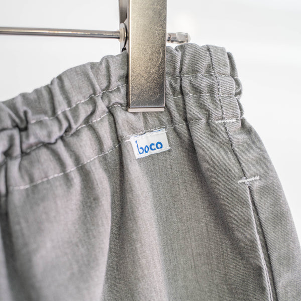 1990s Europe one-cargo chef pants -black dyed-