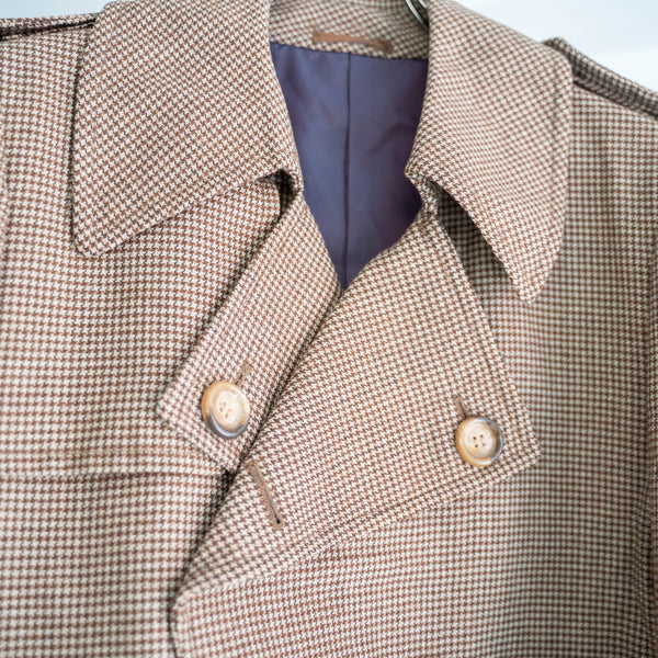 1970-80s Japan vintage wool trench coat