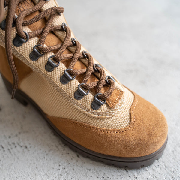 2000s Italy "CRISPI" leather boots 'dead stock' -two tone-