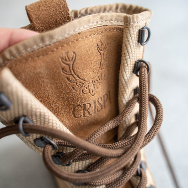 2000s Italy "CRISPI" leather boots 'dead stock' -two tone-