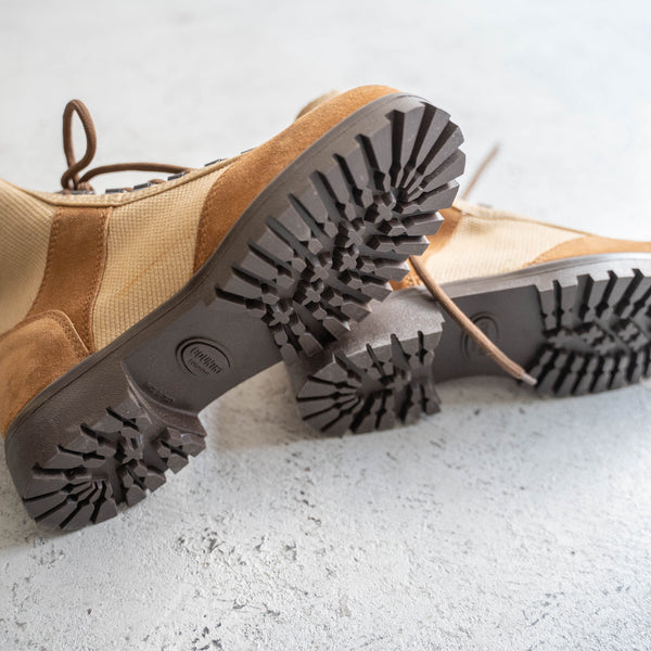 2000s Italy "CRISPI" leather boots 'dead stock' -two tone-