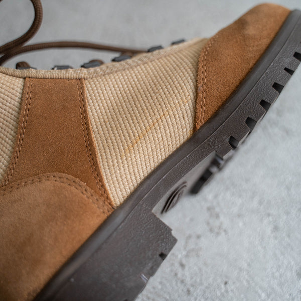 2000s Italy "CRISPI" leather boots 'dead stock' -two tone-