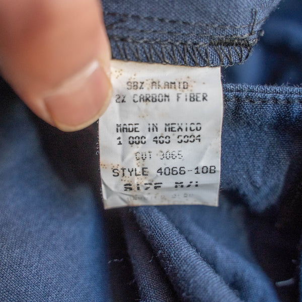 around 1990s Canadian military navy color cargo pants -with side adjuster & hem drawcord-