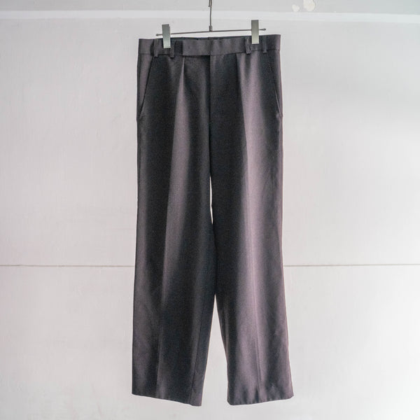 1990-00s British military black color No.3 dress pants