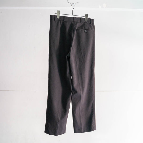 1990-00s British military black color No.3 dress pants