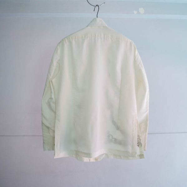 around 1970s ivory embroidery l/s shirt
