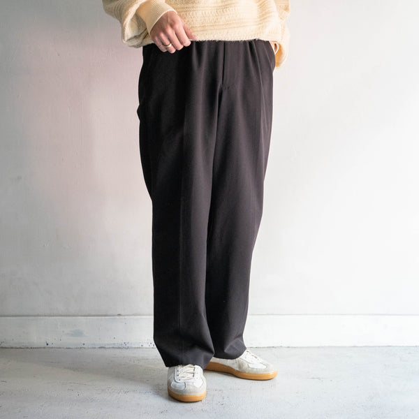 1990-00s British military black color No.3 dress pants