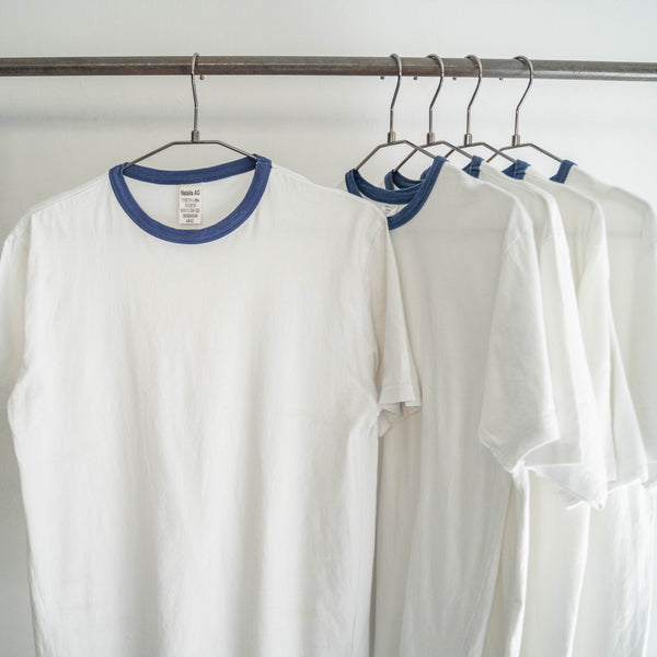 2000s German military white ringer T shirt