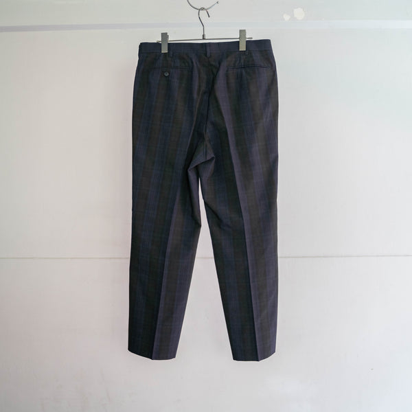 2000s dark tone BLACK WATCH slacks -light weight-