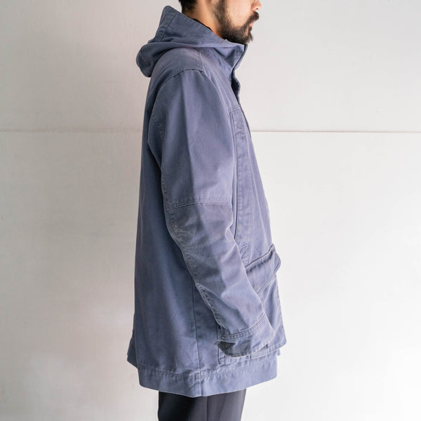 'Timberland' 1990s purple color duck fabric parka  -good details-