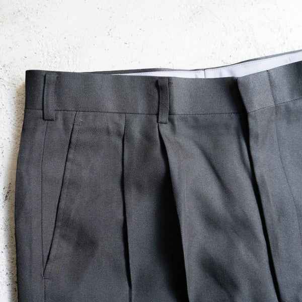 2000s Japan vintage black slacks -light weight- -1